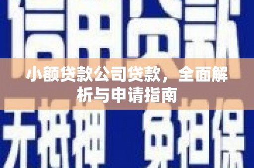 康定小额贷款公司贷款，全面解析与申请指南