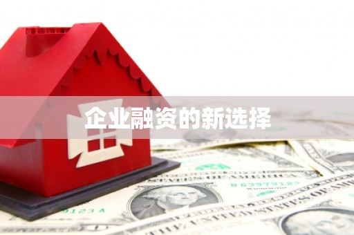 康定企业融资的新选择