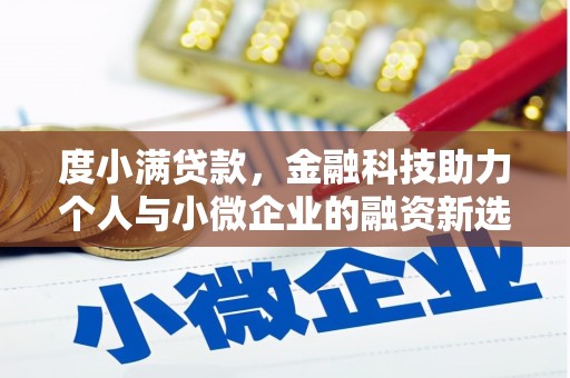 康定度小满贷款，金融科技助力个人与小微企业的融资新选择