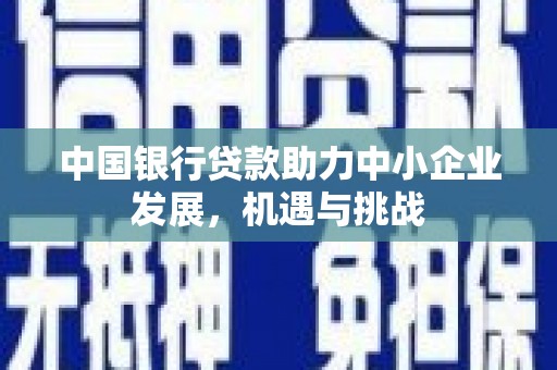 康定中国银行贷款助力中小企业发展，机遇与挑战