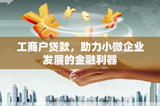 康定工商户贷款，助力小微企业发展的金融利器
