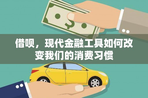 康定借呗，现代金融工具如何改变我们的消费习惯