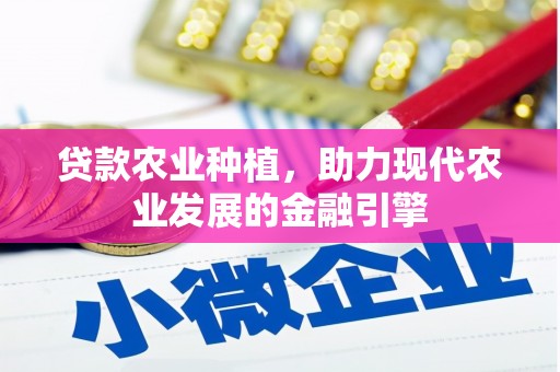 康定贷款农业种植，助力现代农业发展的金融引擎