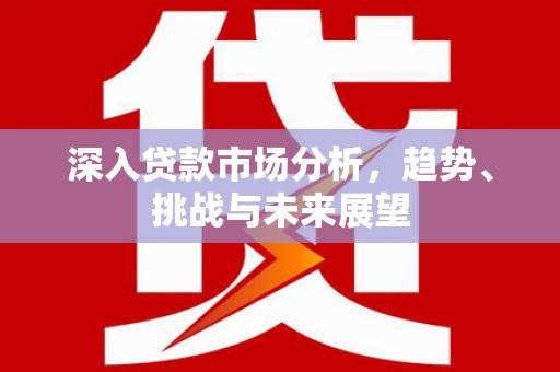 康定深入贷款市场分析，趋势、挑战与未来展望