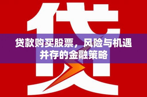康定贷款购买股票，风险与机遇并存的金融策略
